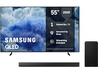 Samsung 55" Q8FA QLED 4K Smart TV (2025) + soundbar 50 - 59 tums TV
