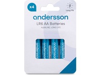 Andersson AA-batteri, 2x4-pack Batterier för allmänt bruk