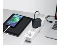 Andersson grenuttag 3x uttag och 2x USB 1,5m (vit) 2-pack Förlängningskabel & förgrening