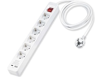 Andersson PWS-C2000 6-vägs grenuttag 3m 2-pack Förlängningskabel & förgrening