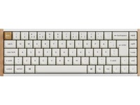 Keychron K6 HE SE Trådlöst Gamingtangentbord (trä/vit) -B-Grade Demo tangentbord