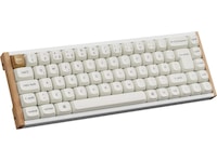 Keychron K6 HE SE Trådlöst Gamingtangentbord (trä/vit) -B-Grade Demo tangentbord