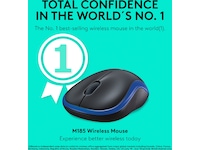 Logitech M185 Trådlös Mus Blå Mus