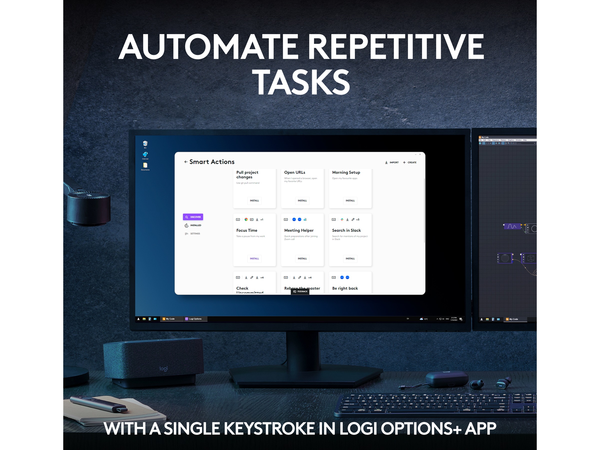 Logitech MX Keys S Trådlöst Tangentbord (graphite) Tangentbord