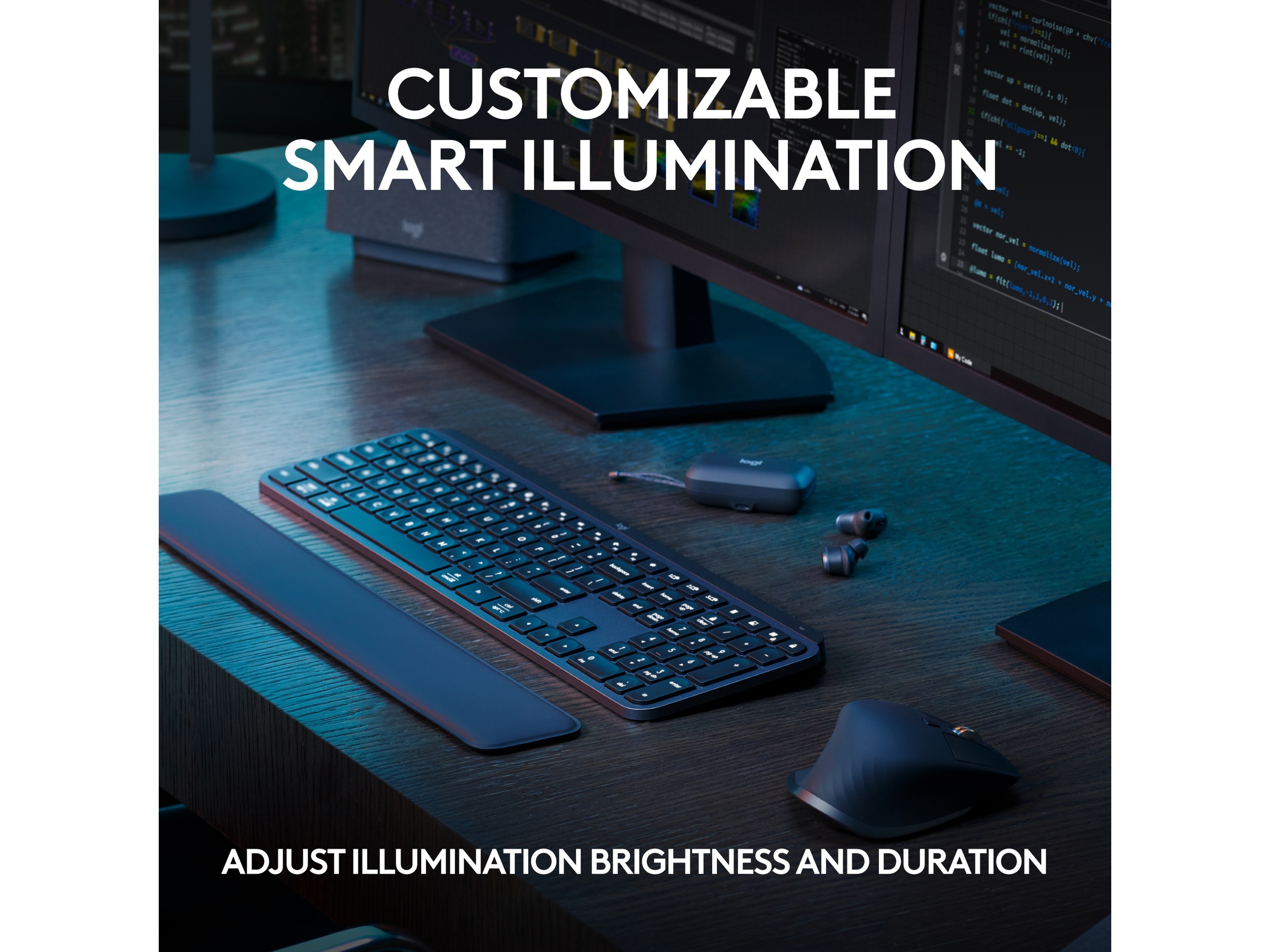 Logitech MX Keys S Trådlöst Tangentbord (graphite) Tangentbord