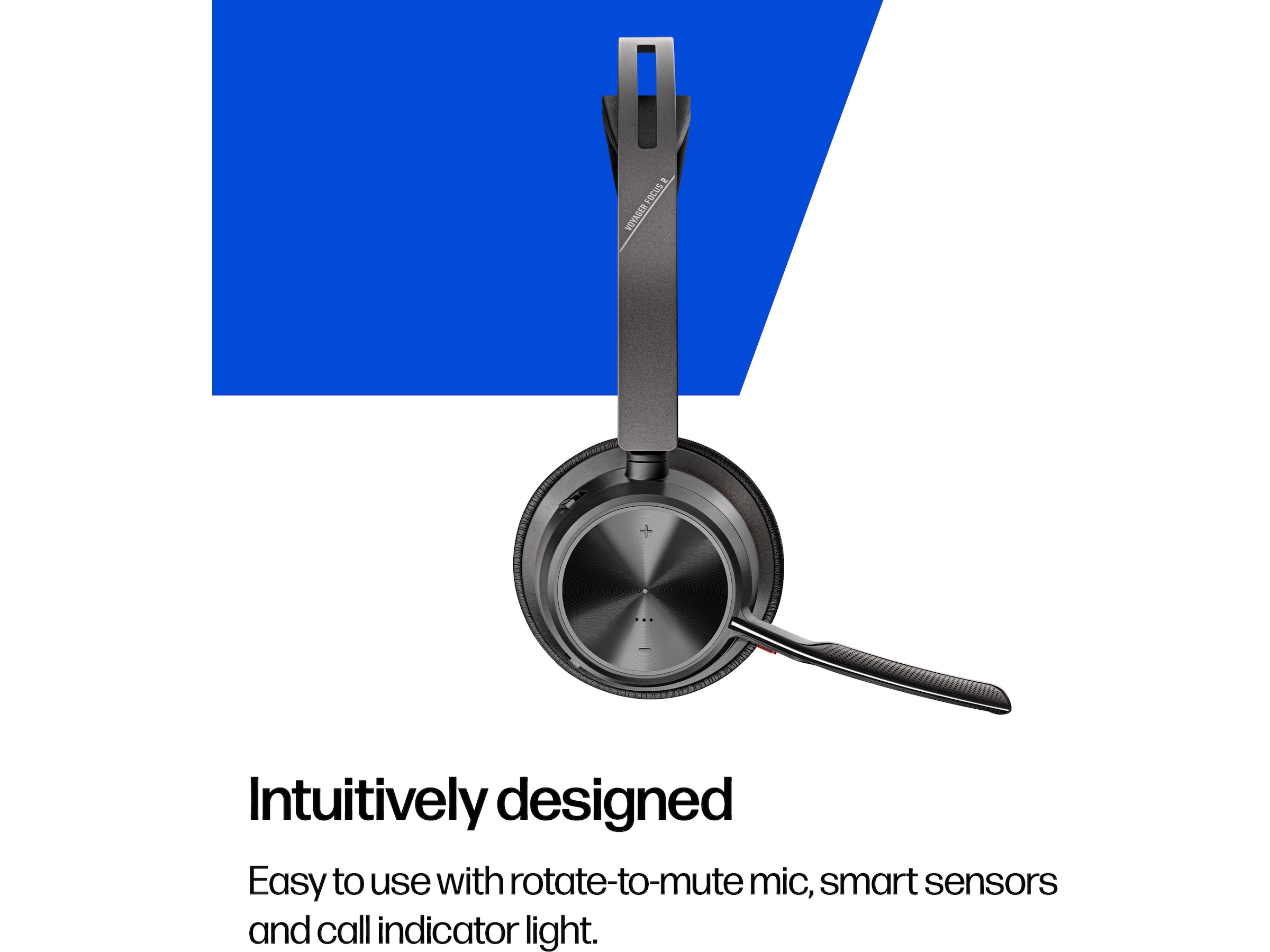 HP Poly Voyager Focus 2 MS USB-C trådlöst headset Headset trådlöst