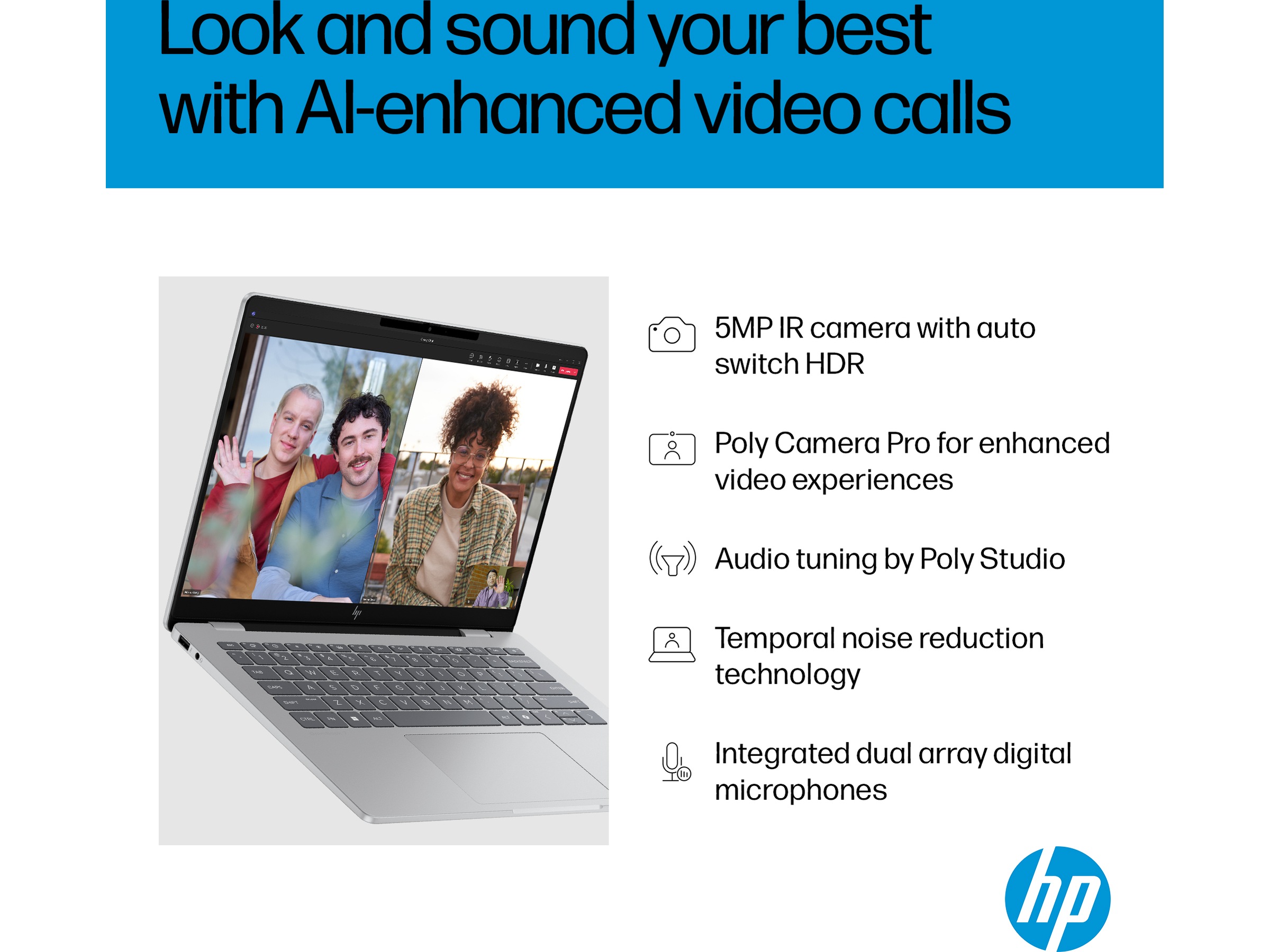 HP OmniBook 7 AI 14-fr0071no 14" 2K OLED Datorer - Bärbara / laptop