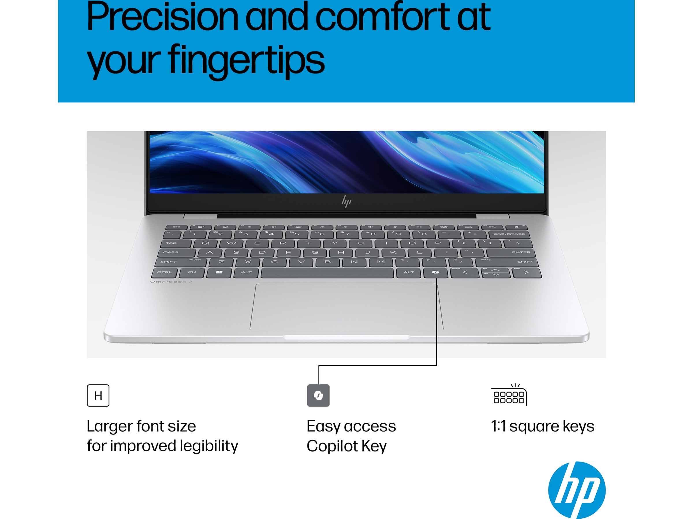 HP OmniBook 7 AI 14-fr0071no 14" 2K OLED Datorer - Bärbara / laptop