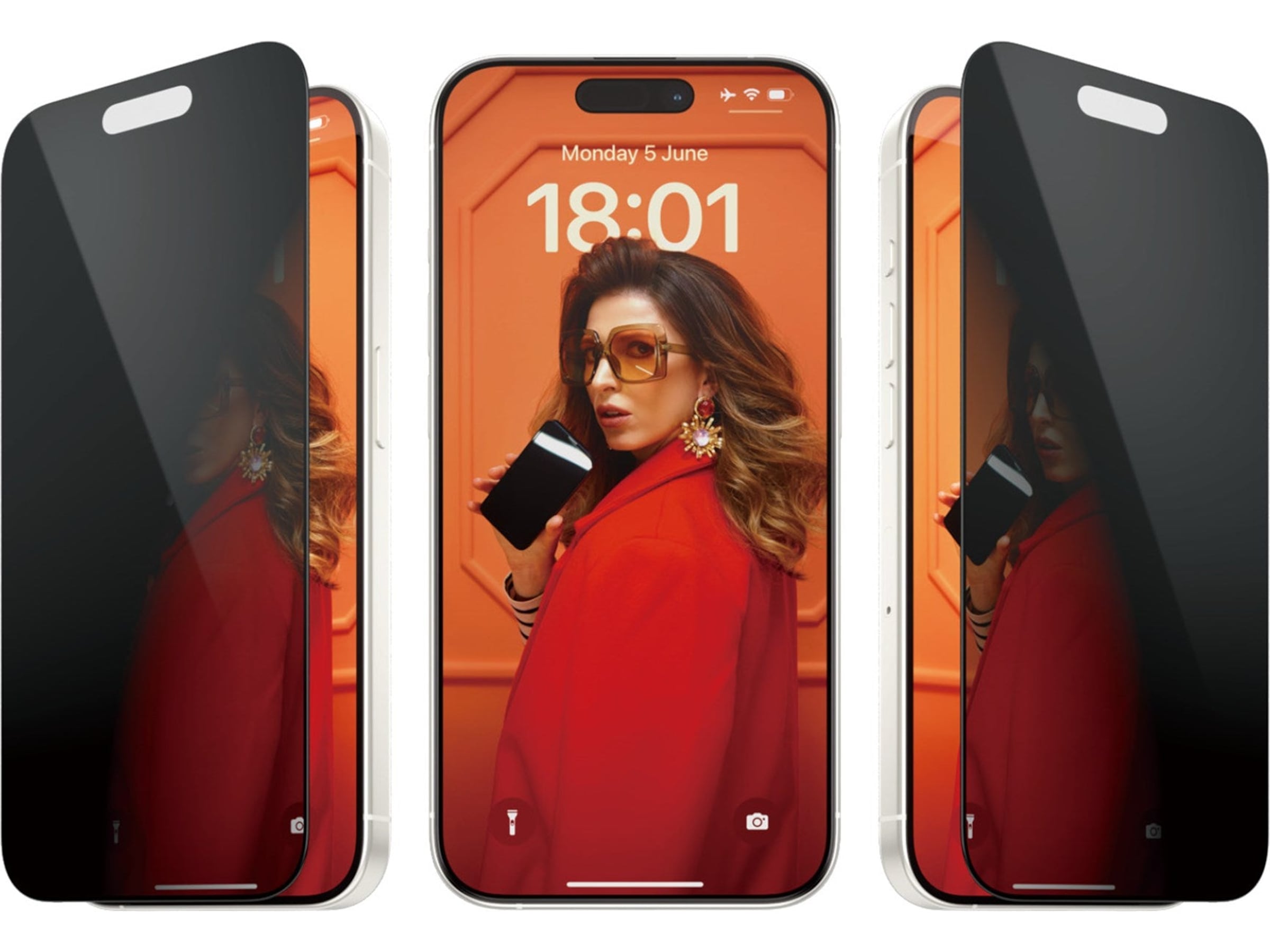 Panzerglass iPhone 15 Pro Privacy Skärmskydd Skärmskydd