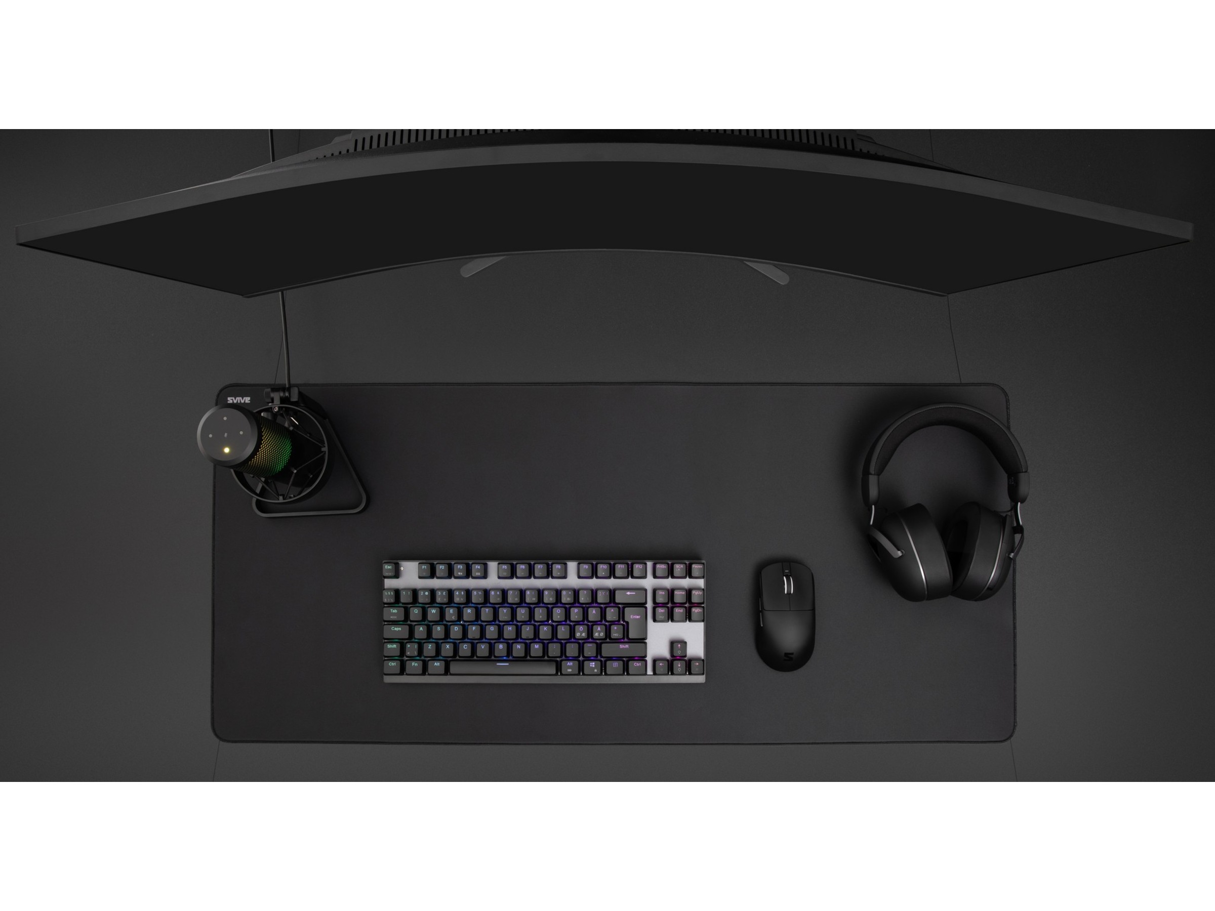 Svive Flow Gaming Musmatta Performance XL (svart) Gamingmusmatta