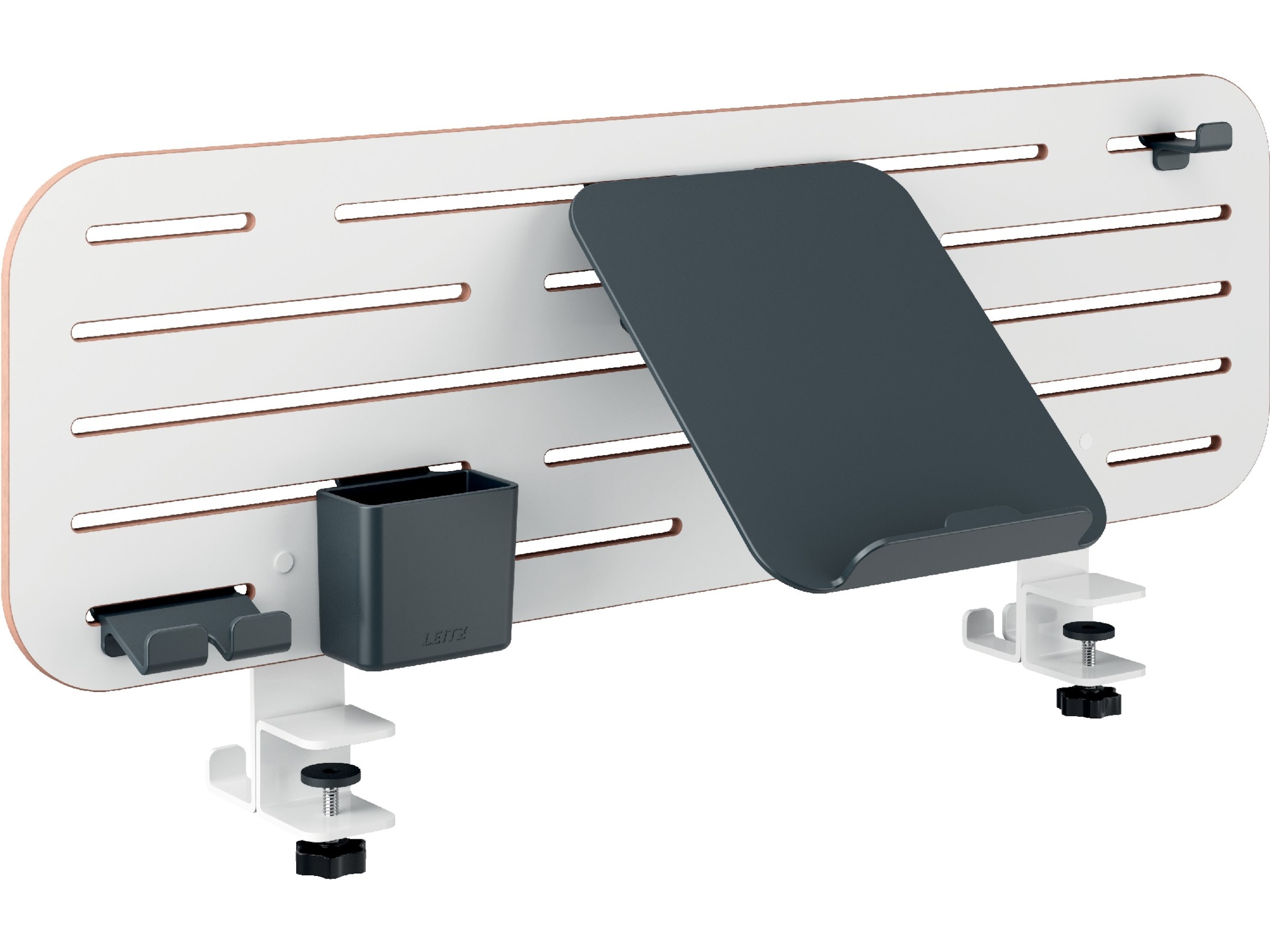 Leitz Ergo Förvaringstavla för skrivbord med laptophållare, 80x25 cm Monteringstavlor