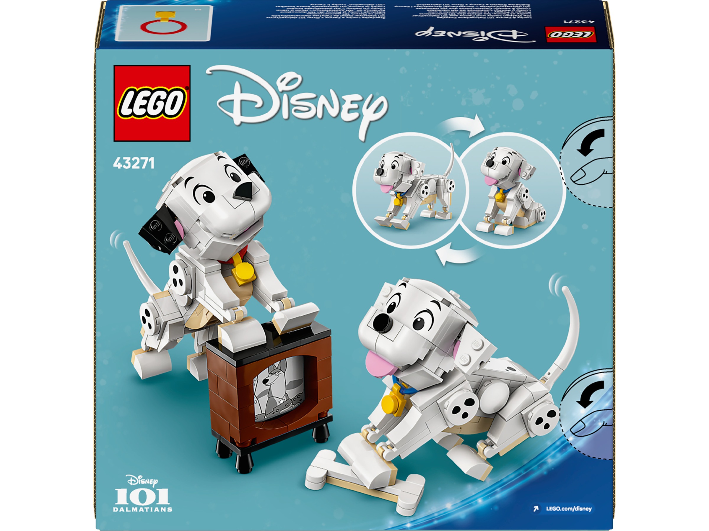 LEGO Disney Classic 101 Dalmatiner – Lucky och Penny 43271 LEGO