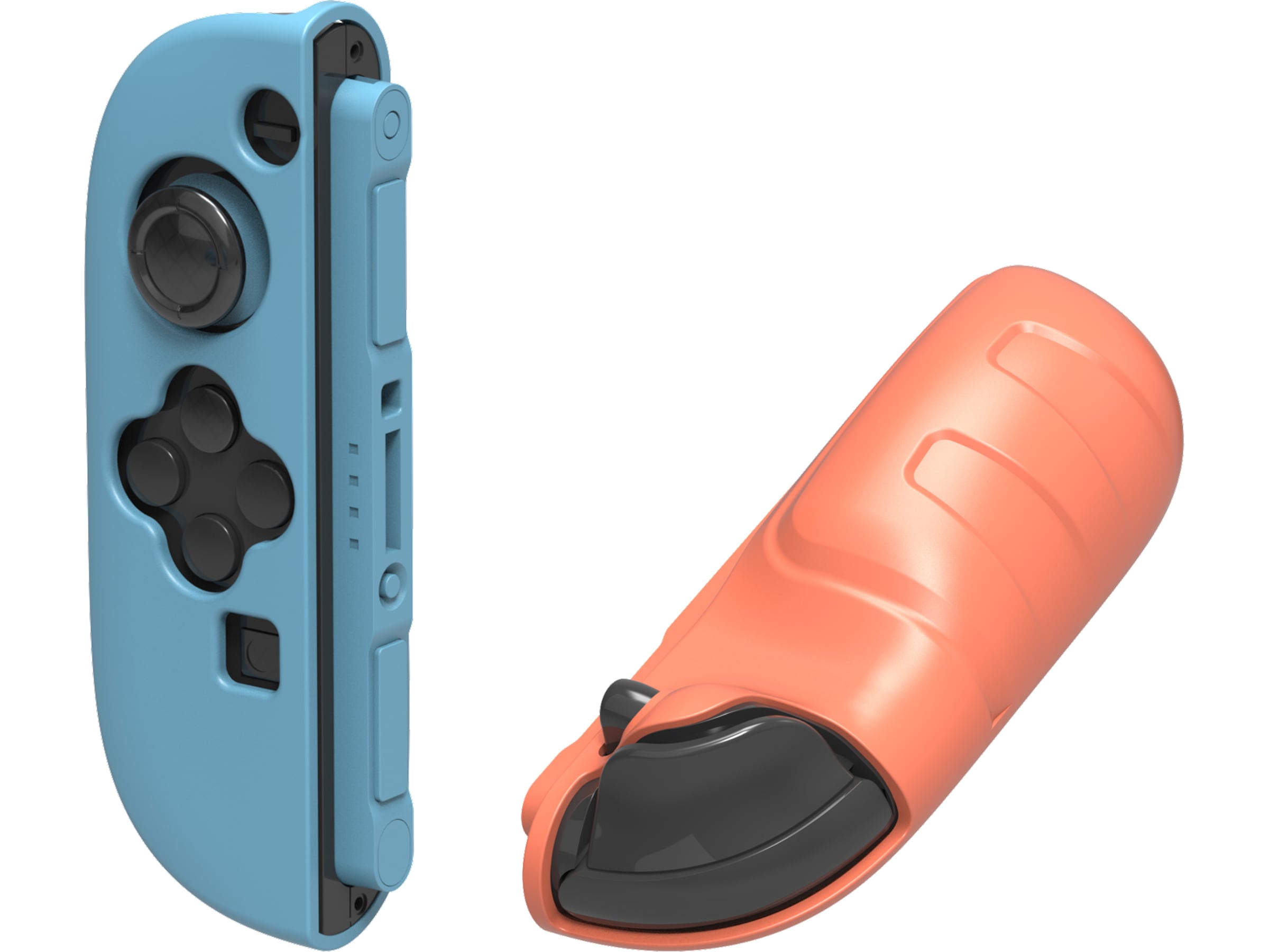 Gaminja Nintendo Switch 2 Joy-Con 2 Silikongrepp (blå/orange) Tillbehör