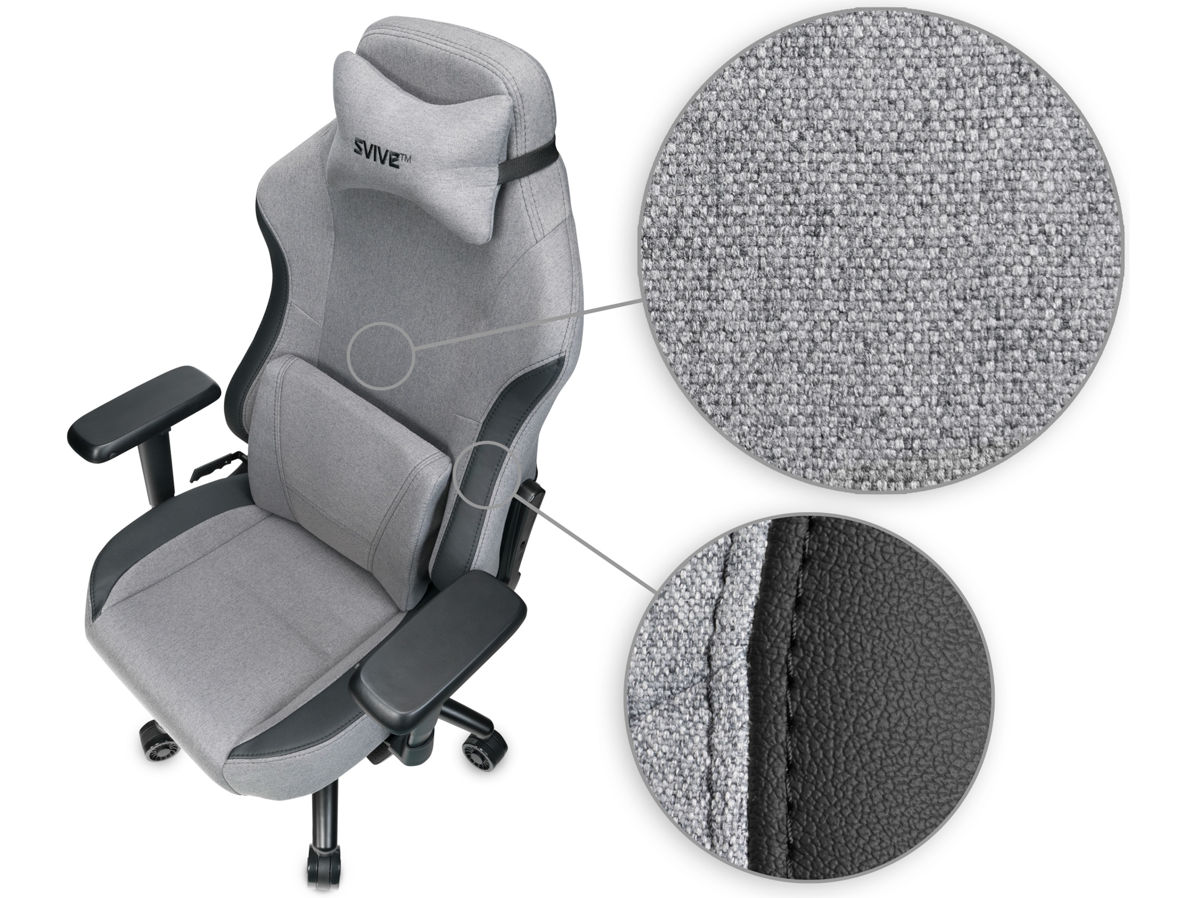 Svive Gemini Gamingstol (mörkgrå) Gamingstolar