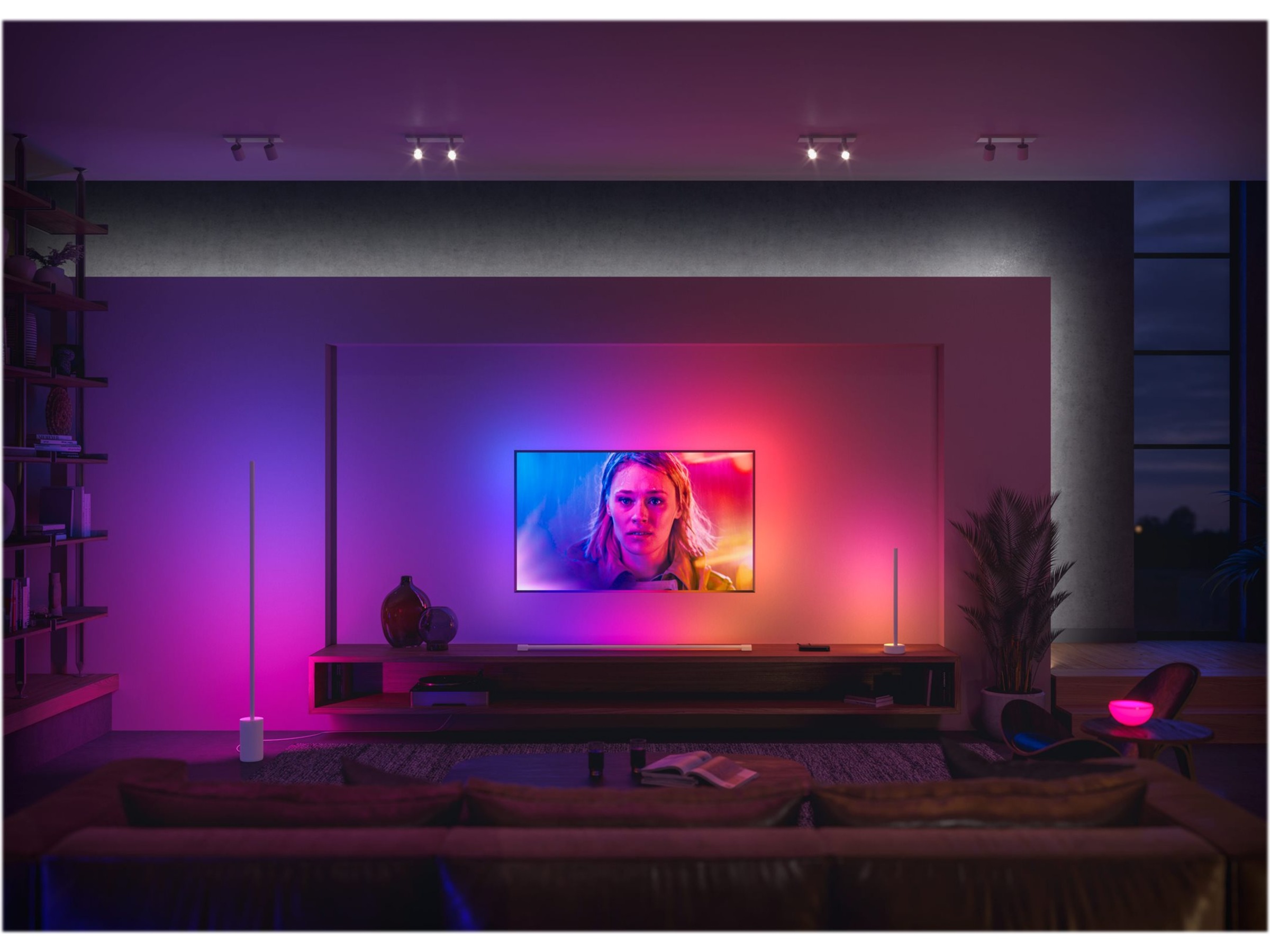 Philips Hue Gradient Signe golvlampa (vit) Golvlampa