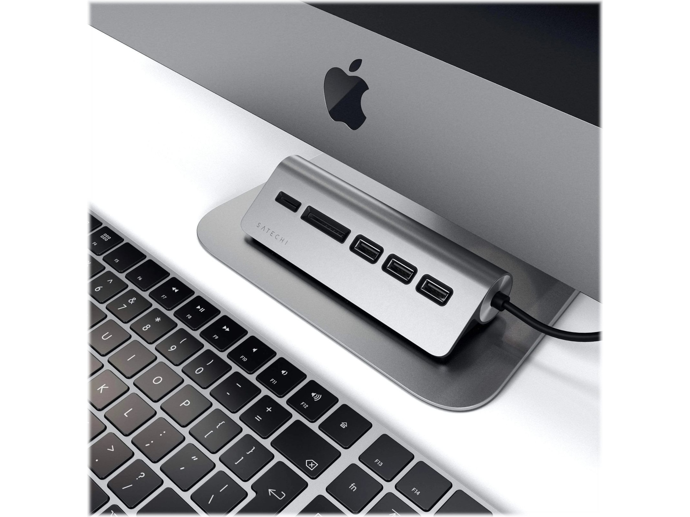 Satechi USB-C Combo Hub (space grey) Dockningsstation och USB-hub
