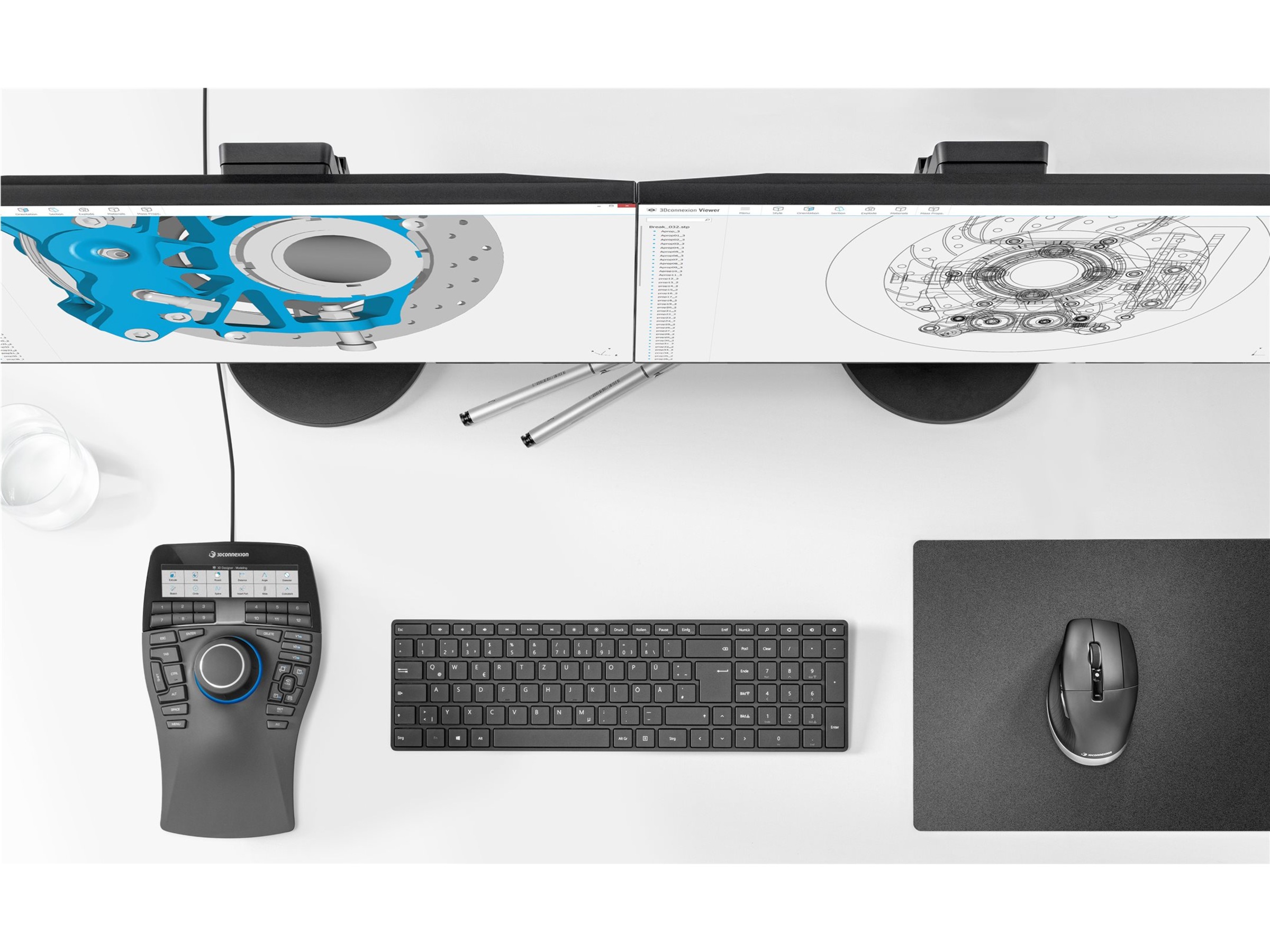 3Dconnexion SpaceMouse Enterprise Kit 2 3D Mus