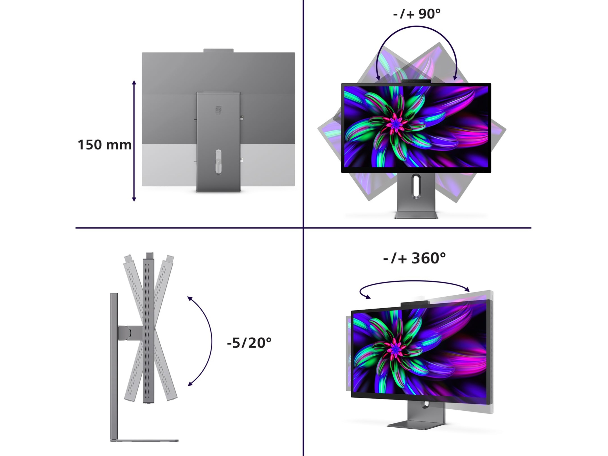 Philips 27" 5K skärm 27E3U7903/00 Datorskärm