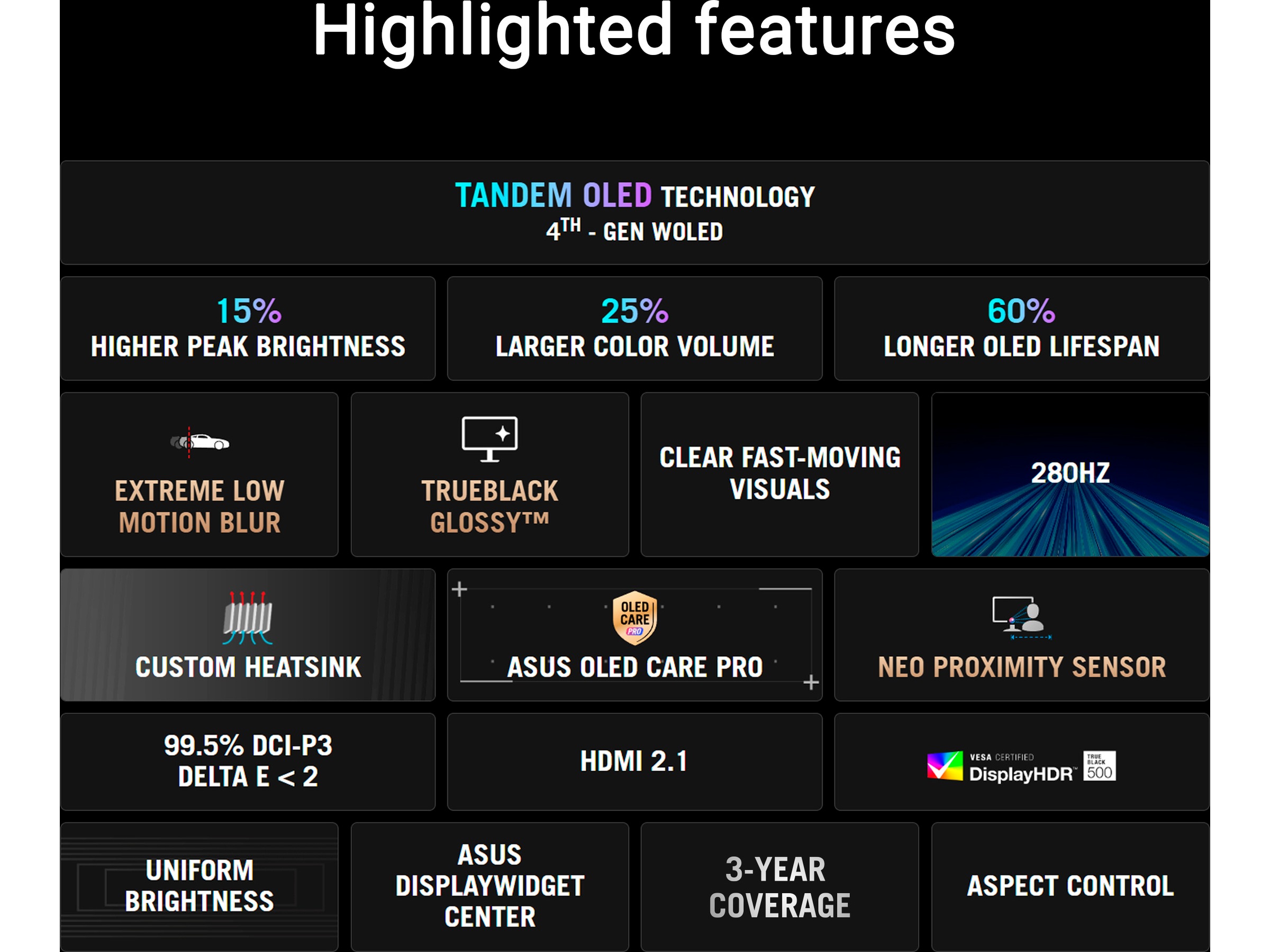ASUS 27" gamingskärm ROG Strix XG27AQWMG Datorskärm
