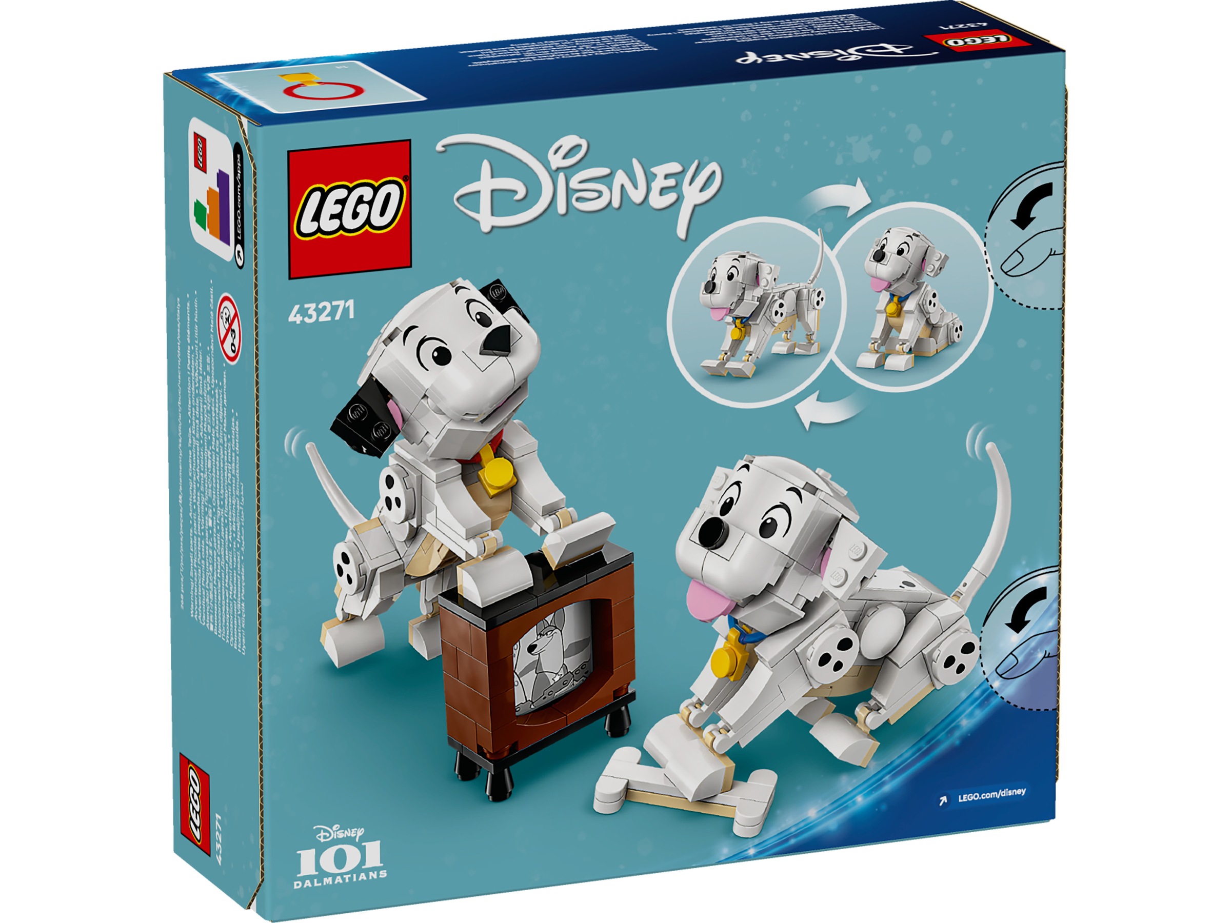 LEGO Disney Classic 101 Dalmatiner – Lucky och Penny 43271 LEGO