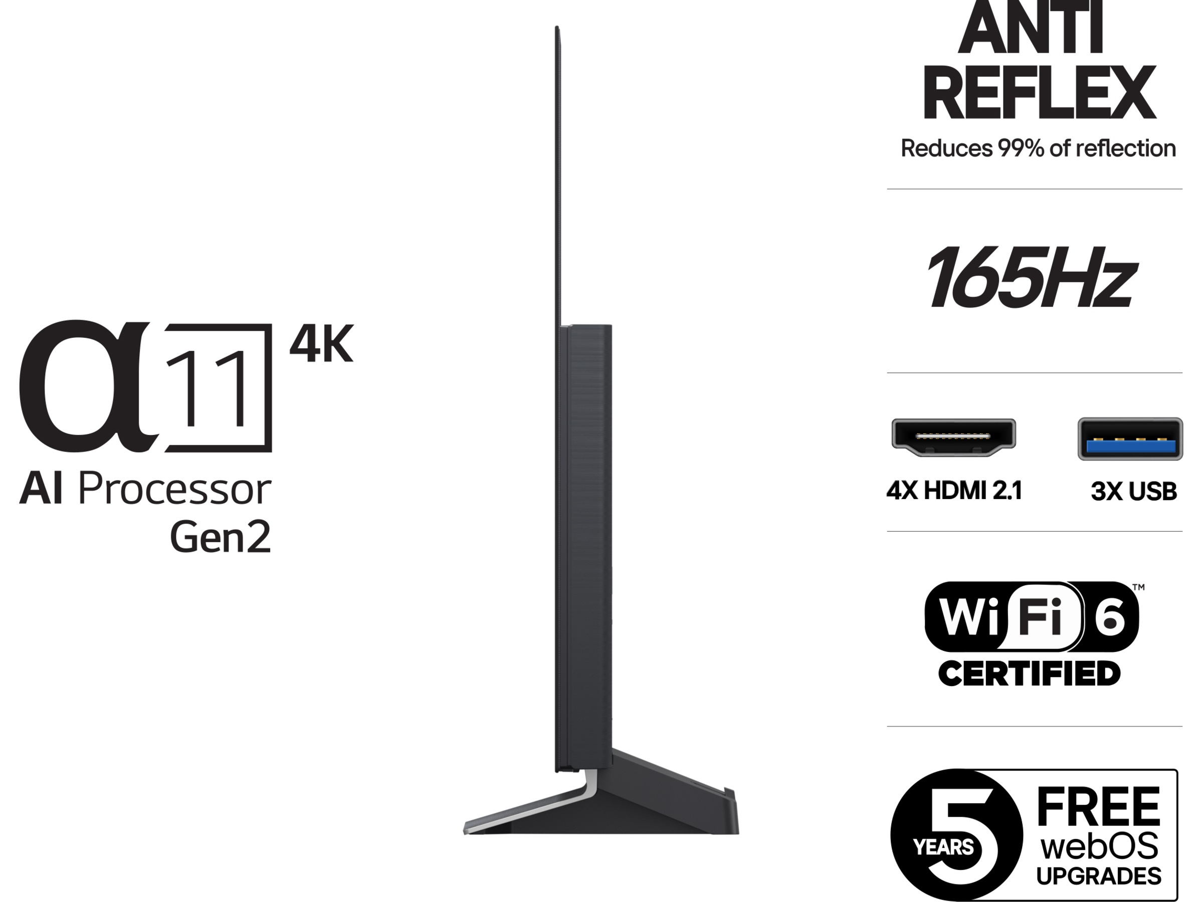 LG 48" G5 AI 4K OLED Smart TV (2025) 20 - 49 tums TV