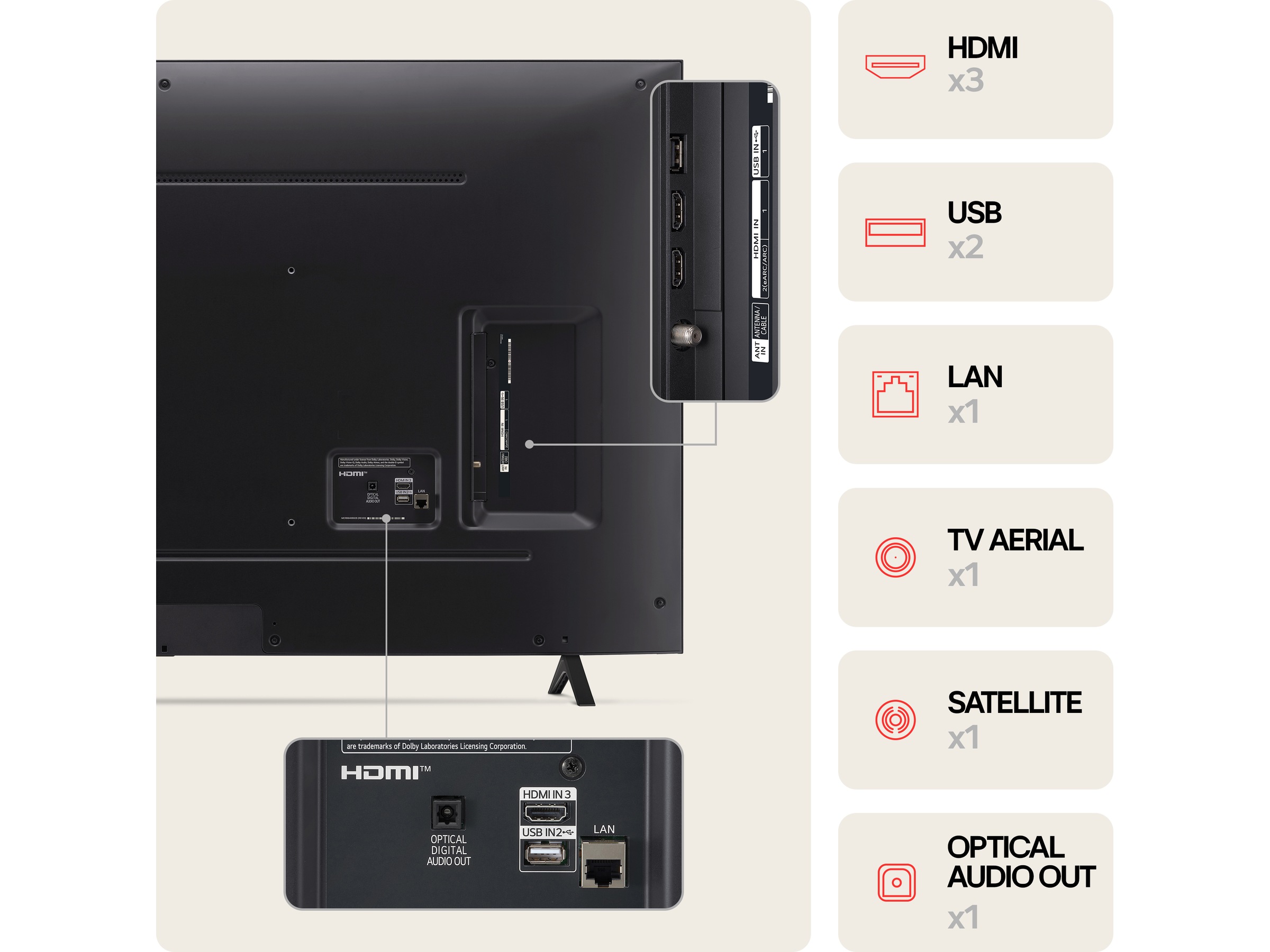 LG 50'' NANO 81 4K TV (2024) 50NANO81T6A 50 - 59 tums TV