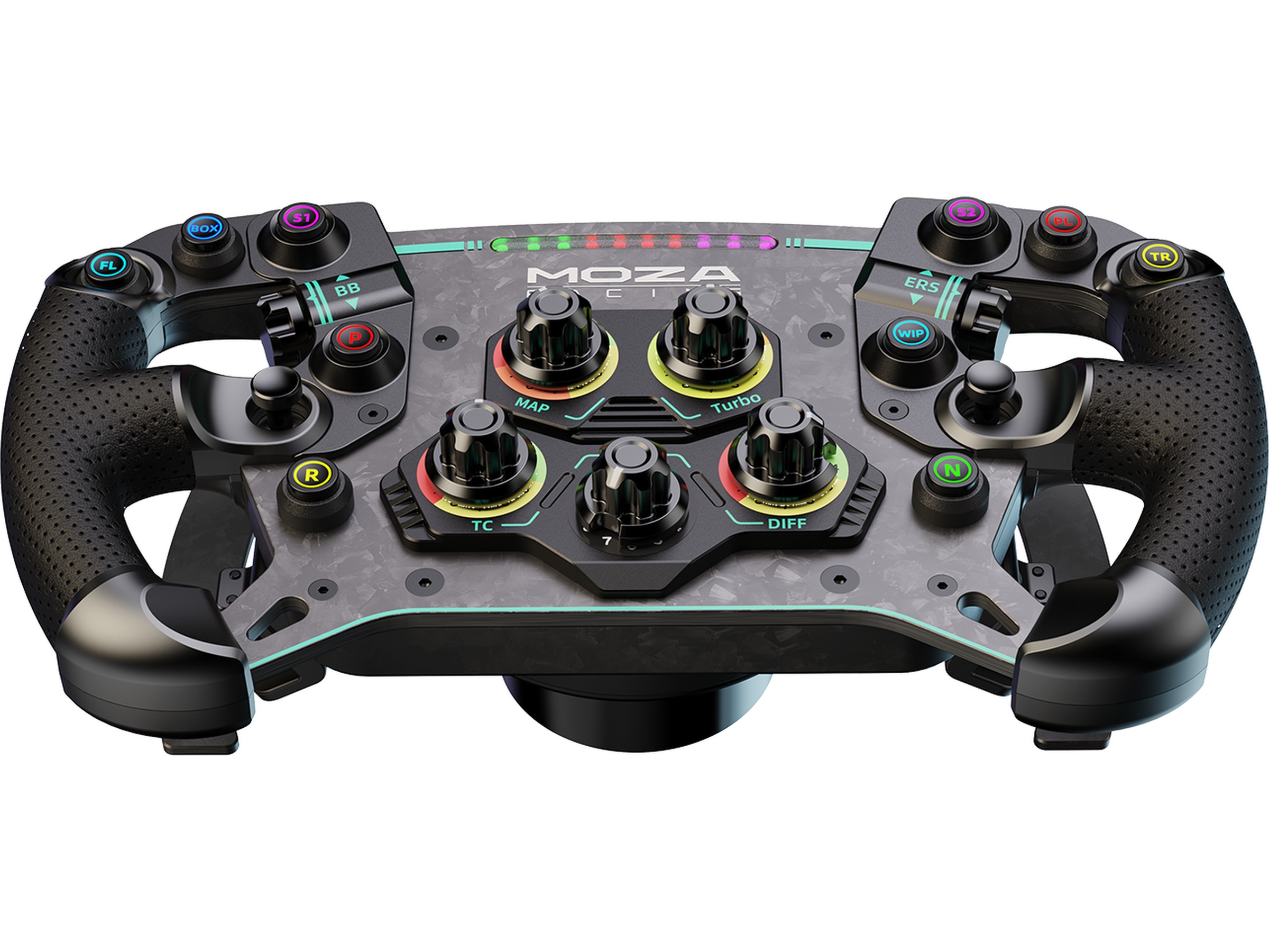 Moza Racing GS V2P Microfiber Leather GT Ratt 30cm Ratt & pedaler