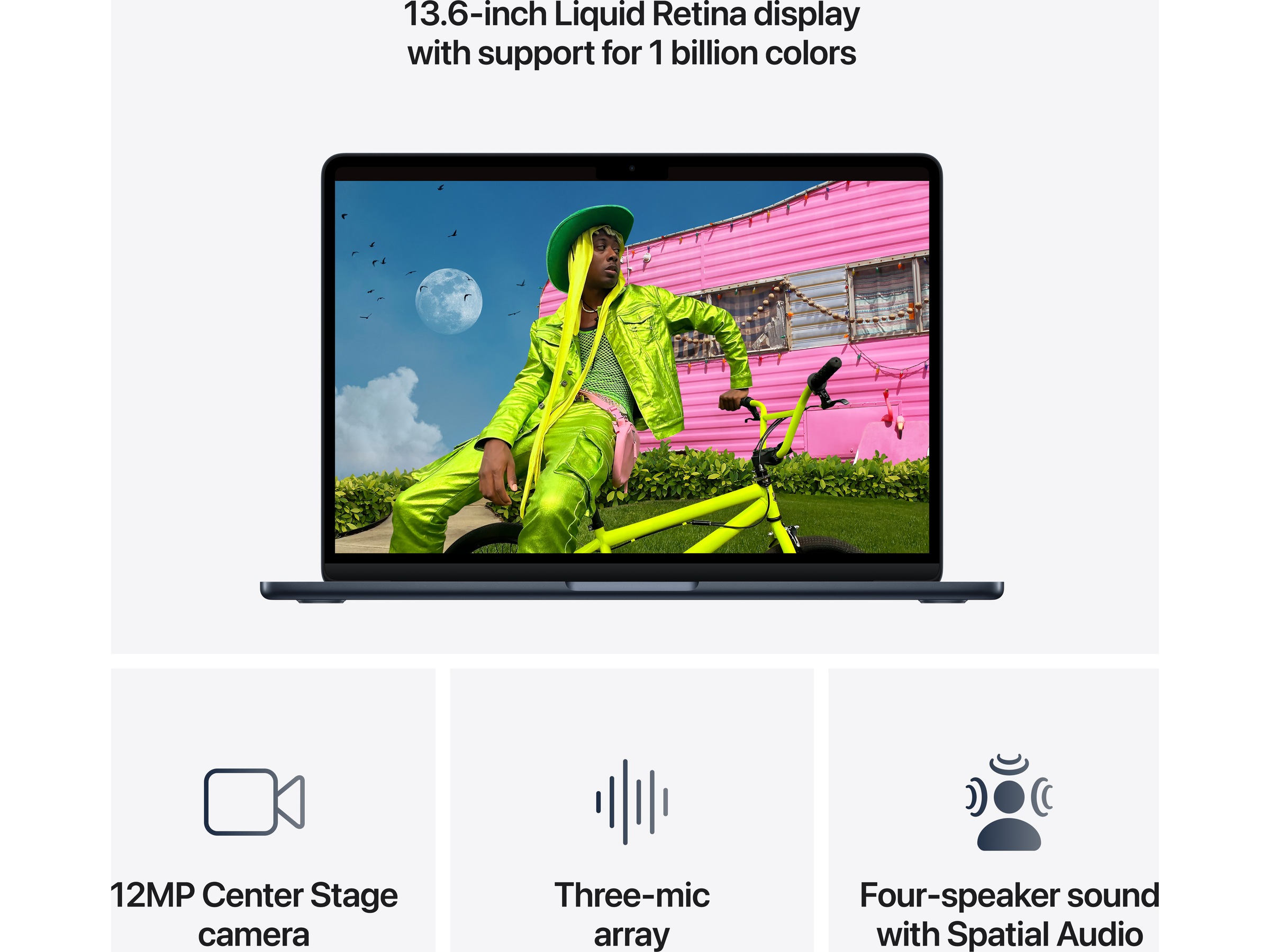 MacBook Air 13" M5 (2026) 512GB (midnatt) Datorer - Bärbara / laptop