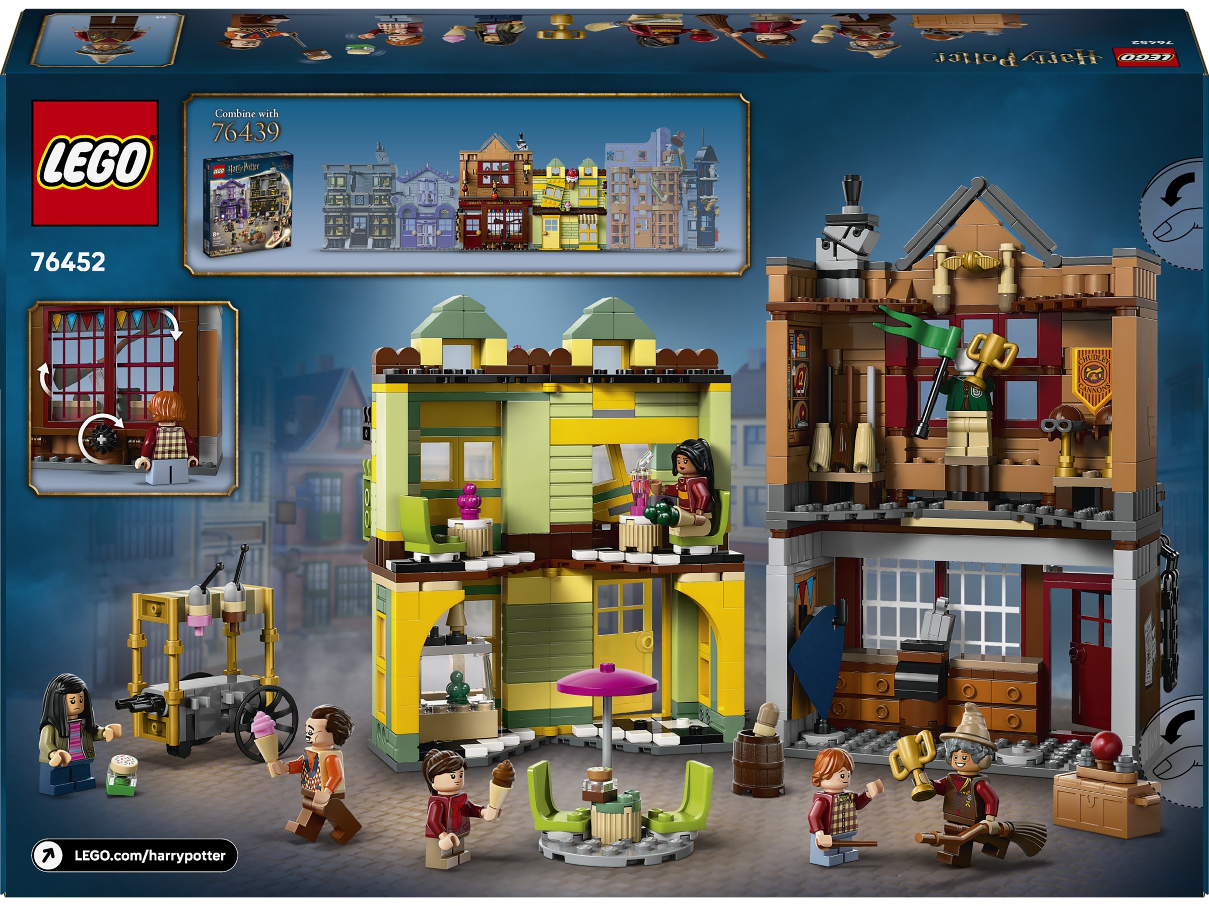 LEGO Harry Potter Kvalitetsutrustning för quidditch och glassbar 76452 LEGO