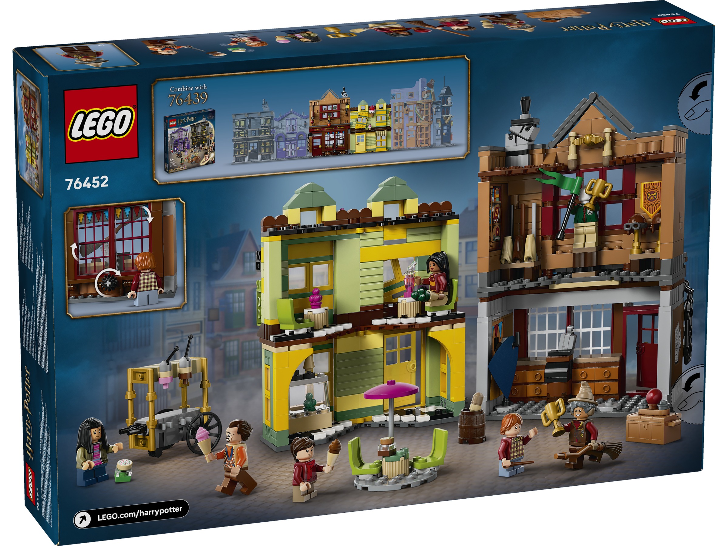 LEGO Harry Potter Kvalitetsutrustning för quidditch och glassbar 76452 LEGO