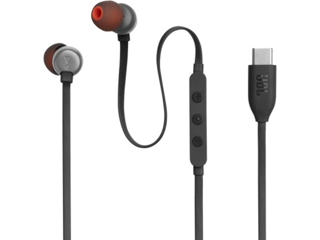 JBL Tune 310C trådbundna öronsnäckor, In-Ear (svart) In-ear hörlurar