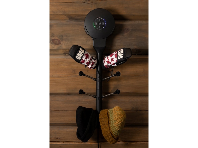 Hedgehog Wall torkställ (svart) Skotorkare