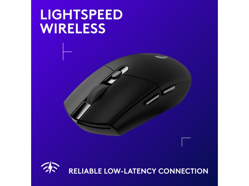 Logitech G305 Lightspeed Trådlös Gamingmus (svart) Gamingmus