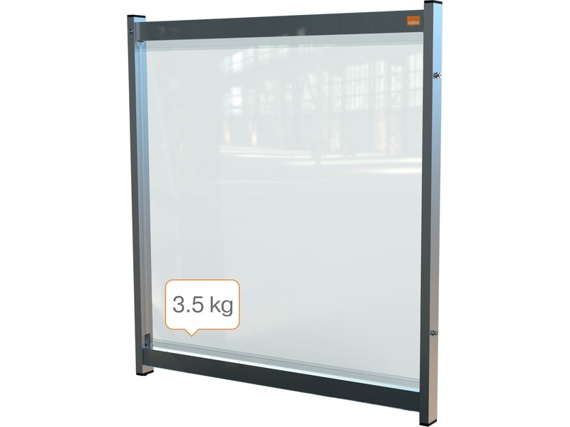 Nobo bordskärm modul Premium Plus - 75x82cm Tillbehör till arbetsstationer & kontorsbås