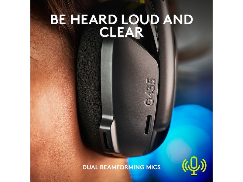 Logitech G435 LIGHTSPEED Trådlöst Gaming Headset (svart) Gamingheadset