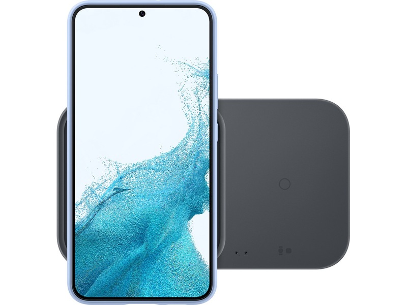 Trådlös laddare Duo med kabel (svart) Trådlös laddare