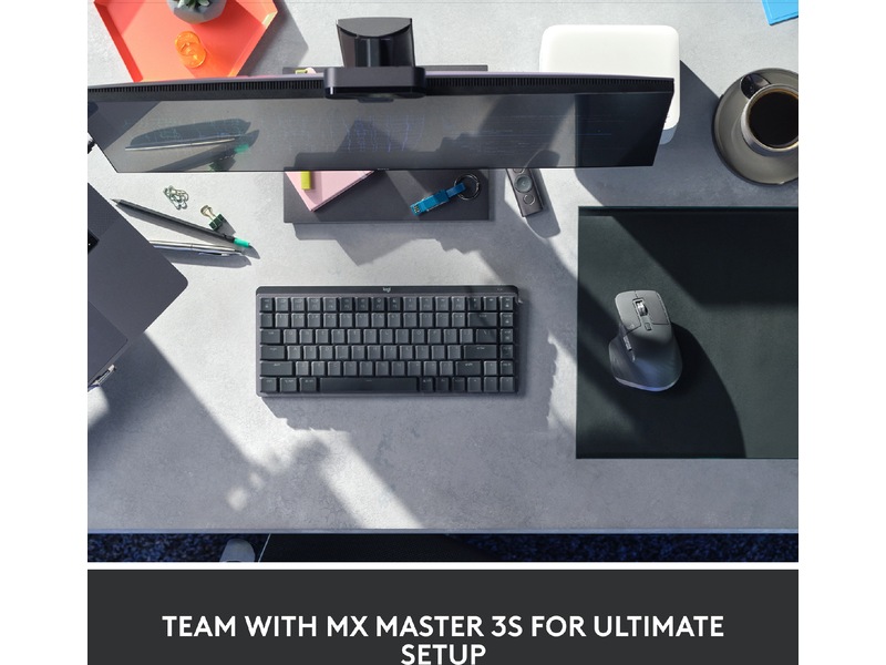 Logitech MX Mechanical Mini Minimalist Linear (graphite) Tangentbord