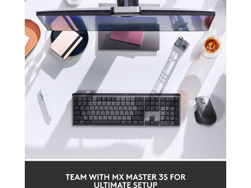 Logitech MX Mechanical Wireless Linear (graphite) Tangentbord