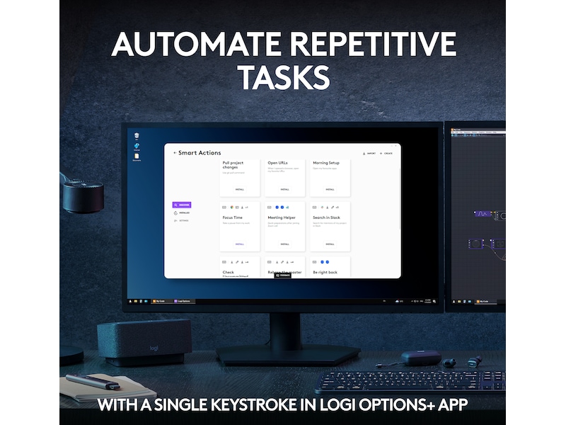 Logitech MX Keys S Trådlöst Tangentbord (graphite) Tangentbord
