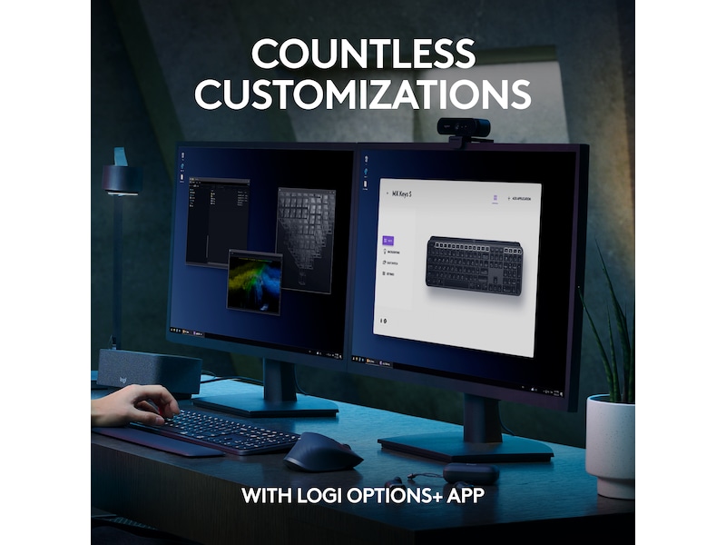Logitech MX Keys S Trådlöst Tangentbord (graphite) Tangentbord