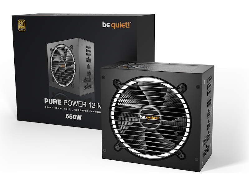 be quiet! PURE POWER 12 M | 650W Nätaggregat