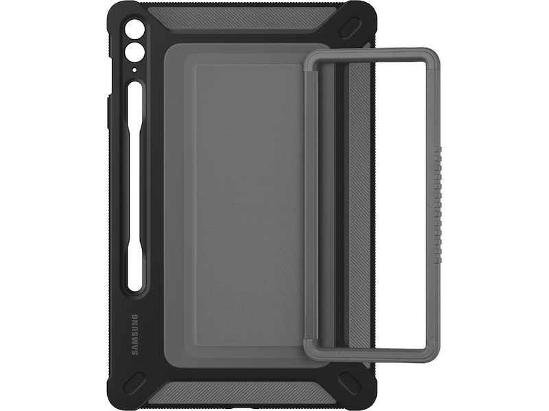 Samsung Galaxy Tab S9 FE+ Outdoor Cover (svart/grå) Skydd