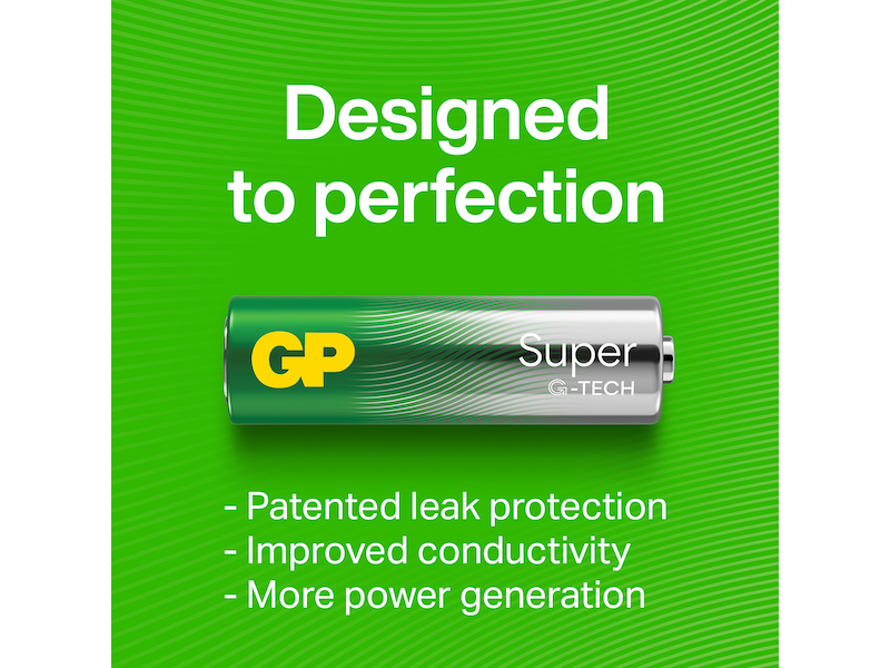 GP Super Alkaline AA/LR6 batteri, 20-pk Batterier för allmänt bruk