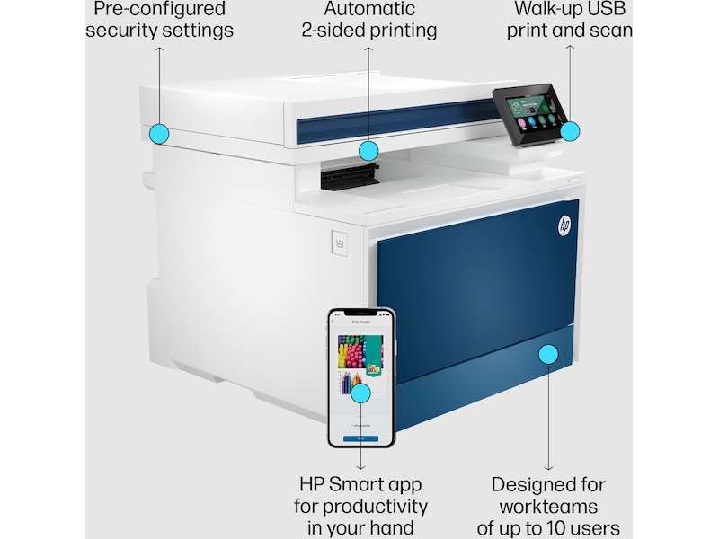 HP skrivare Color LaserJet Pro MFP 4302dw Skrivare