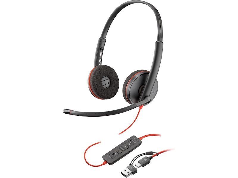 Poly Blackwire MS 3320 USB-C Headset Headset, kablat
