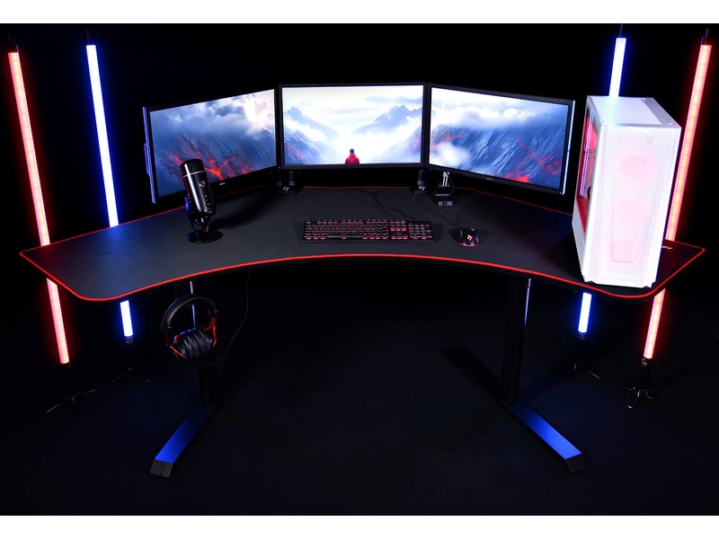Arozzi Arena Angelo Gaming Desk (pure black) Gaming desk