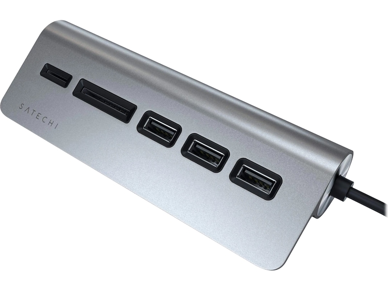 Satechi USB-C Combo Hub (space grey) Dockningsstation och USB-hub