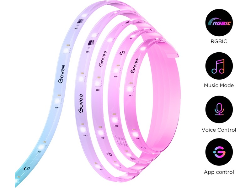 Govee RGBIC LED Lightstrip - 10 meter Led strips & underhållning