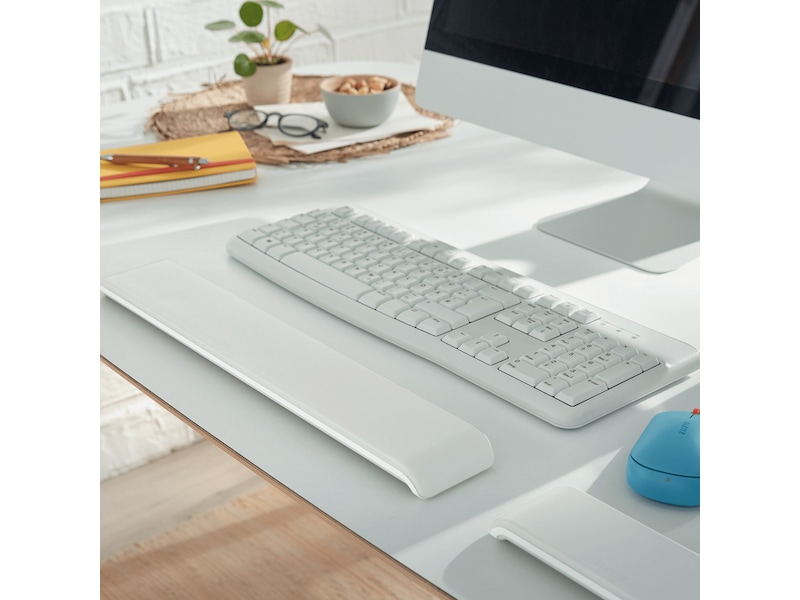 Leitz Ergo Cozy handledsstöd för tangentbord (ljusgrå) Handledsstöd