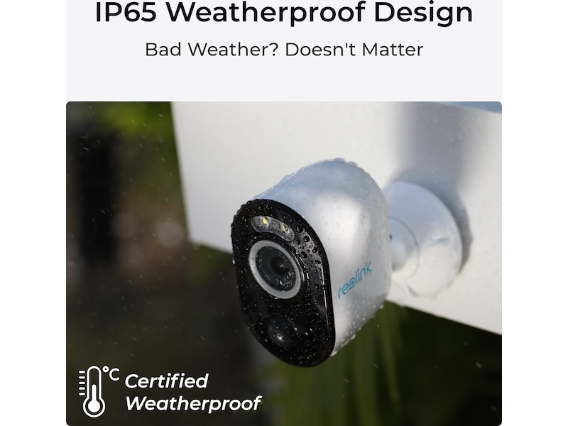Reolink Argus 3 Pro Smart 2K wireless övervakningskamera utomhus Övervakningskamera